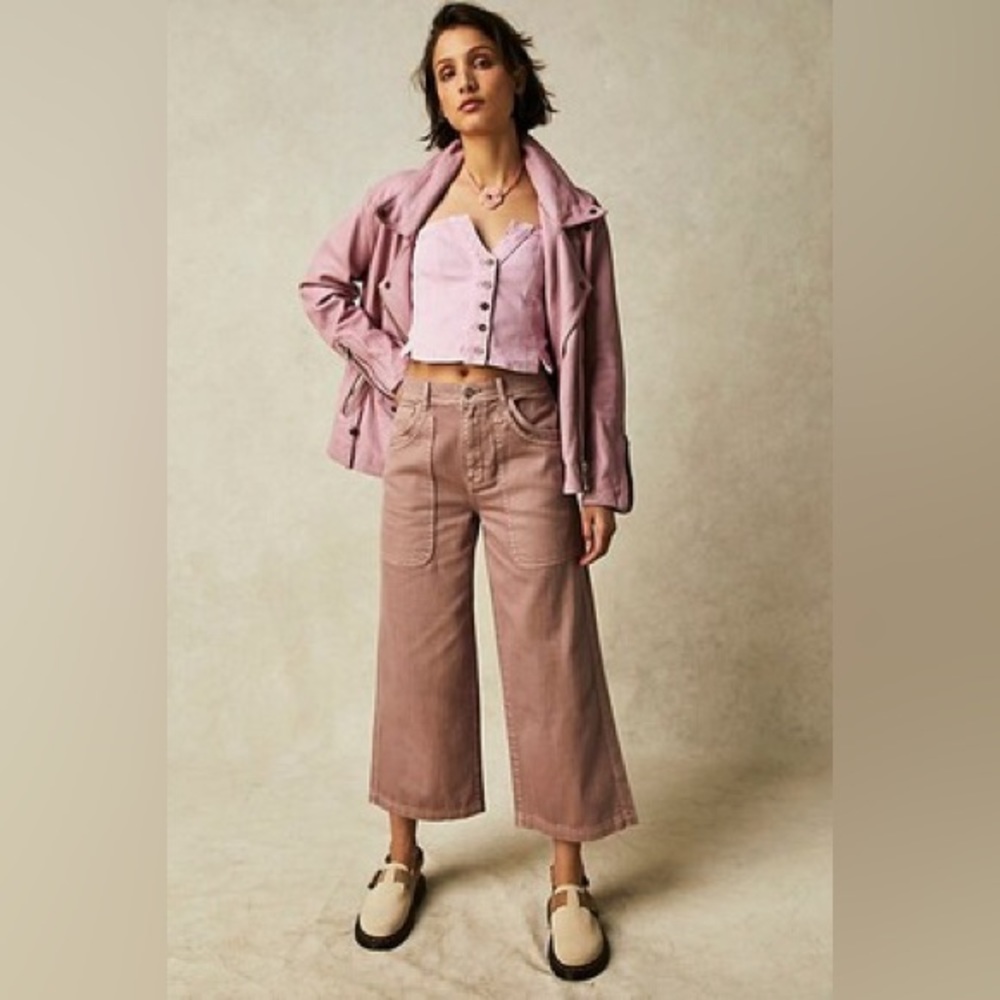 We The Free people Piper Crop wide Leg Pants